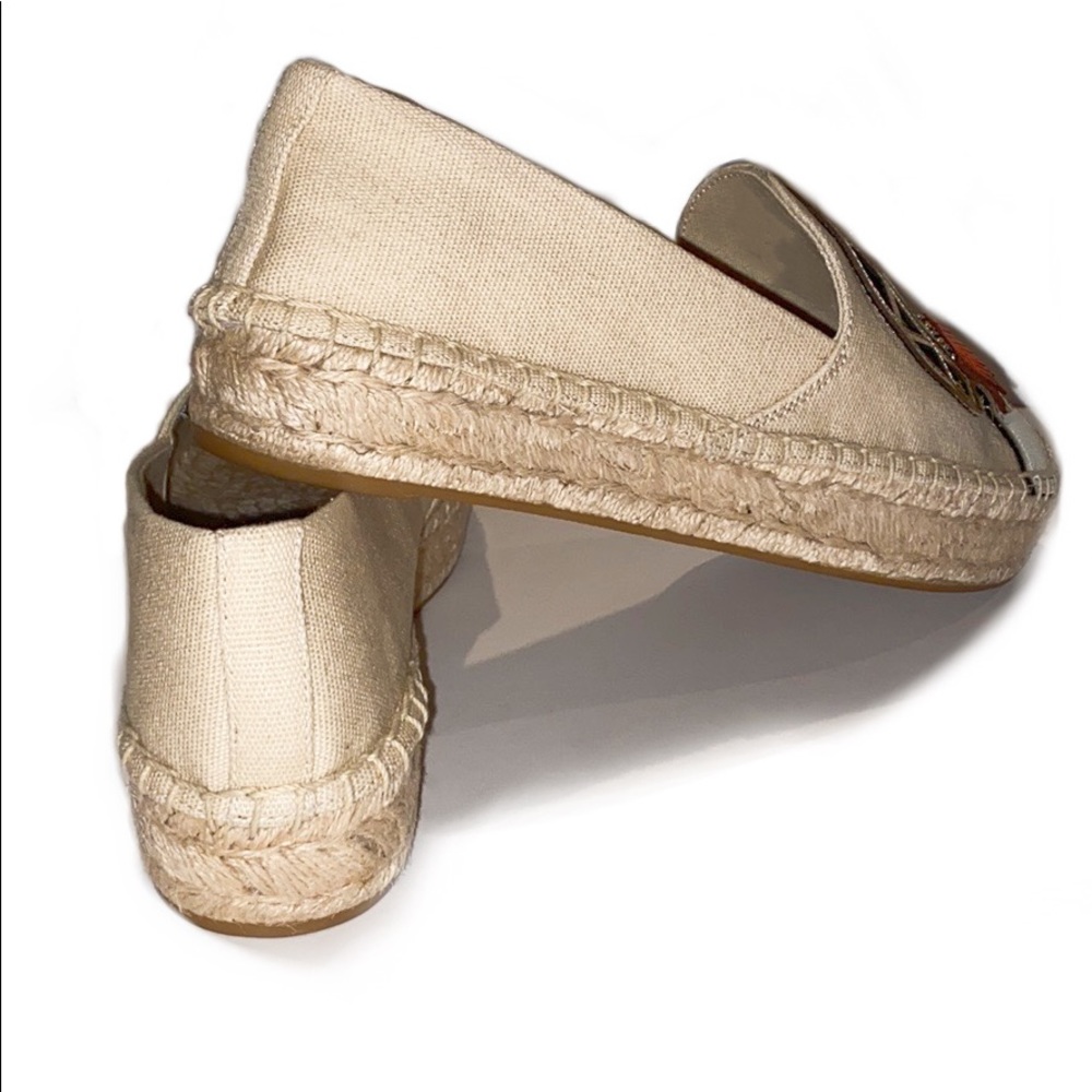 NIB Tory Burch Parrot Espadrille Dulce de Leche - Picture 6 of 8